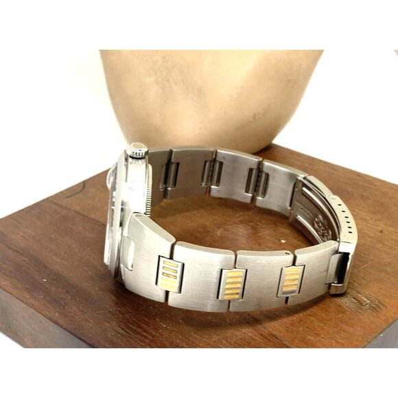 Tudor Mens Watch 9101/0 Vintage Prince Oysterdate Swiss Automatic Blue Dial 38mm - Picture 9 of 15